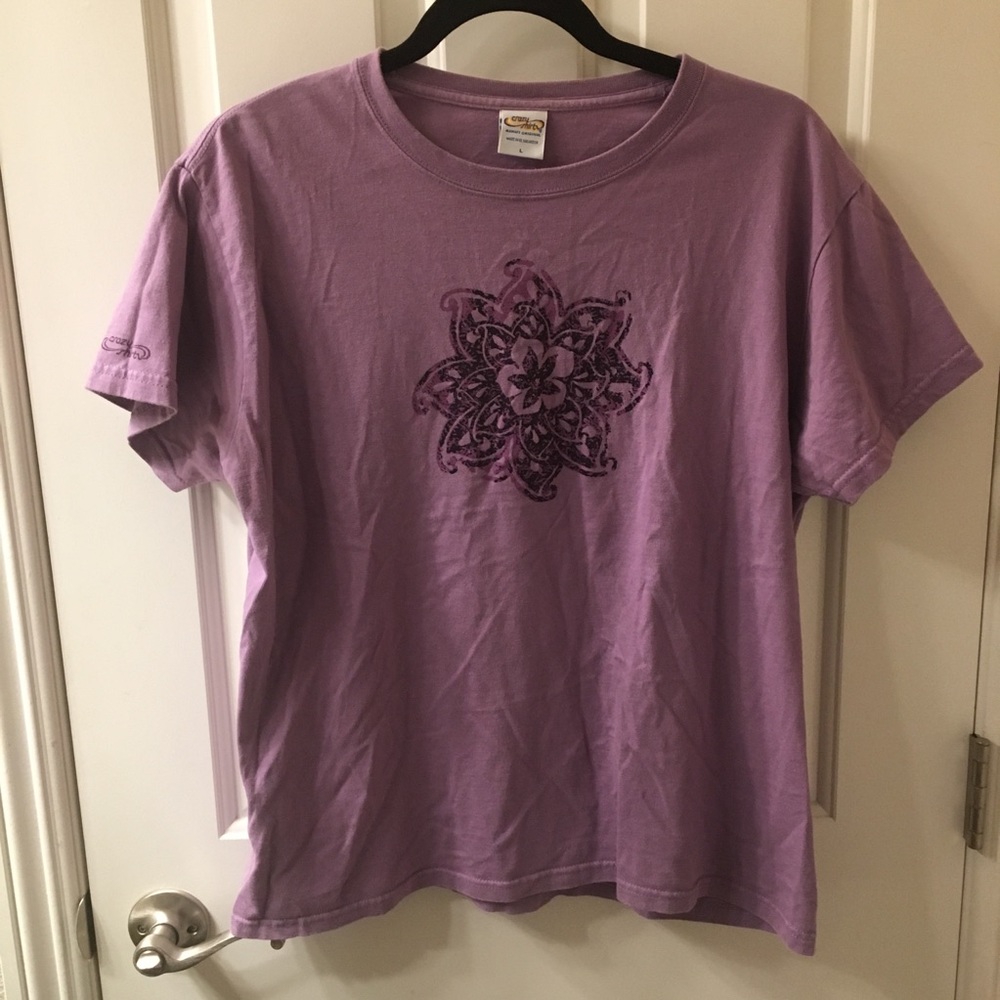 Purple t-shirt
